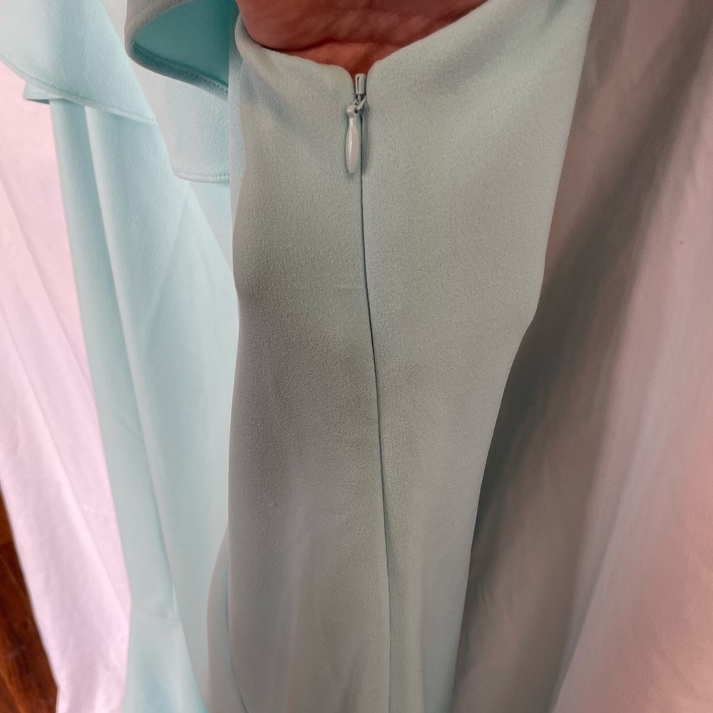 Pale Blue Ruffle Dress - Picture 2 of 5